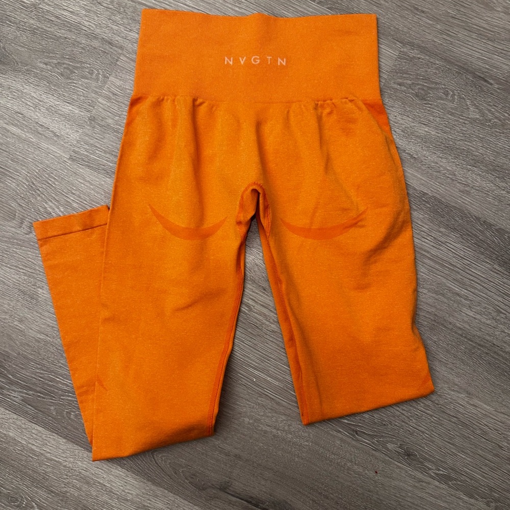 NVGTN Orange Leggings - Picture 3 of 4